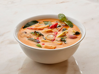 Spicy Vegetables In Thai Red Curry