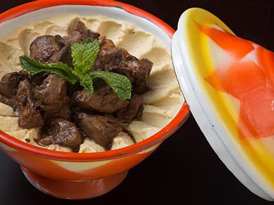 Hummus With Meat (starter)