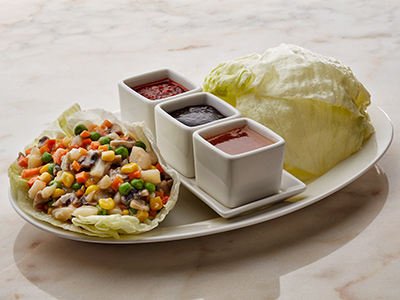 Lettuce Wraps With Vegetables