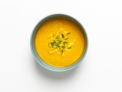 Carrot, Coriander And Chicken Soup