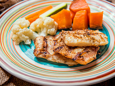 Grilled White Fish