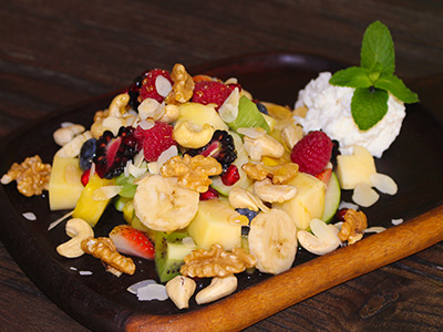 Ricotta Fruits And Nuts
