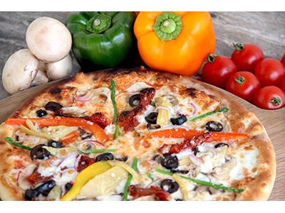 Large Vegetarian Hot Pizza