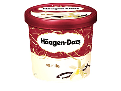 Haagen-dazs Vanilla Mini Ice Cream Cup 100 Ml